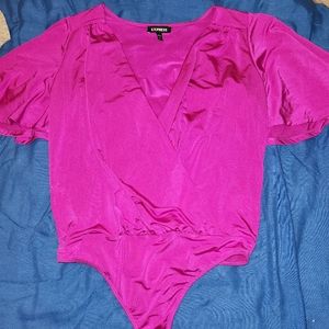 Small purple Express bodysuit